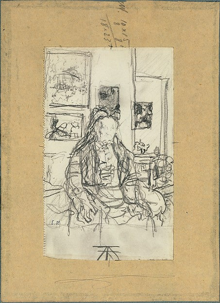 Édouard Vuillard:The Artist's Mother 1920–25-16x12"(A3) Poster