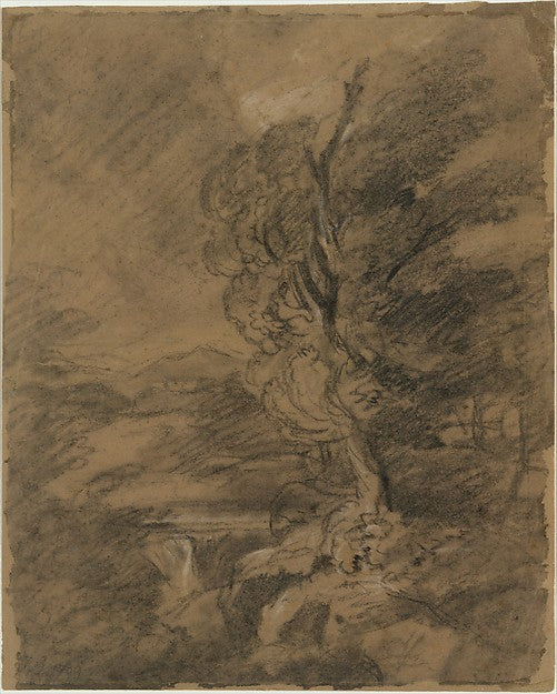 John Hoppner:Stormy Landscape 1789-16x12"(A3) Poster