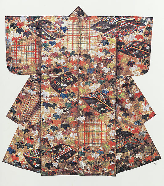 ,Noh Costume with Ivy,Incense Wrappers,and Bam,Japan ukiyo-e Period Image,16x12"(A3) Poster