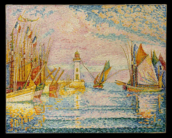 Paul Signac:Lighthouse at Groix 1925-16x12"(A3) Poster
