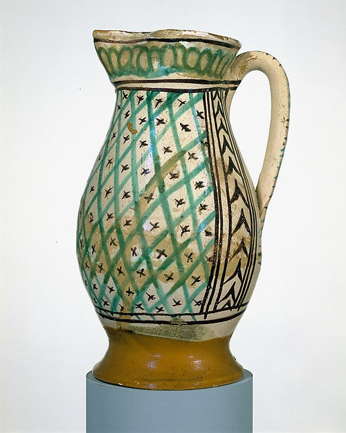:Jug late 14th or early 15th century-16x12