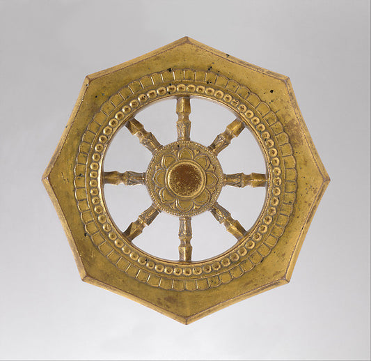 ,Wheel of the Buddhist Law late 13th cent,16x12"(A3) Poster