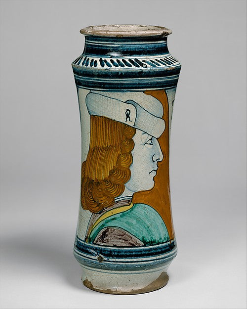 :Apothecary jar 1480–1500-16x12