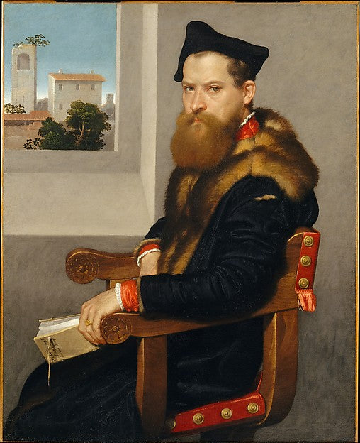 Giovanni Battista Moroni:Bartolommeo Bonghi shortly after 15-16x12"(A3) Poster