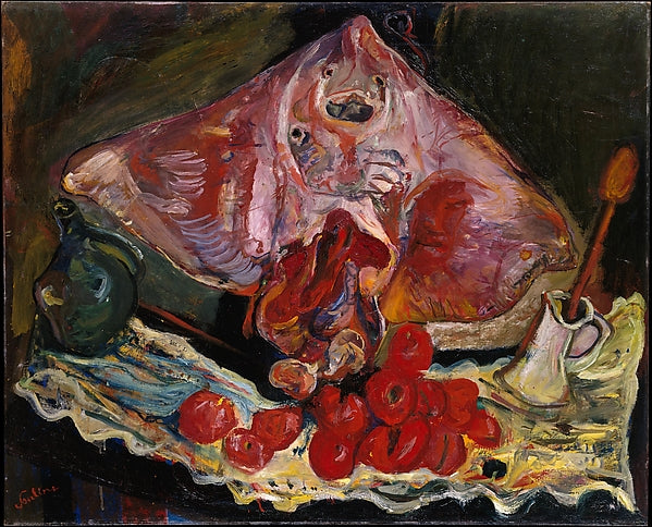 Chaim Soutine , Smilovitchi 1893–1943 Paris) - Still Life with, Poster Print Wall Art