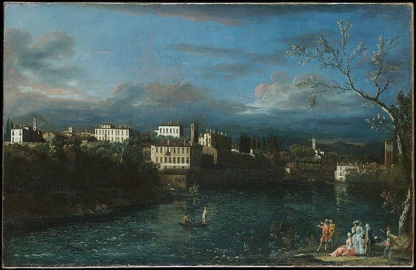 Bernardo Bellotto:Vaprio d'Adda 1744-16x12"(A3) Poster