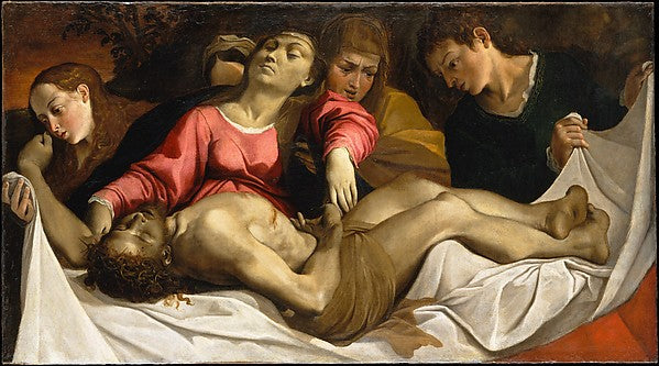 Ludovico Carracci:The Lamentation c1582-16x12"(A3) Poster