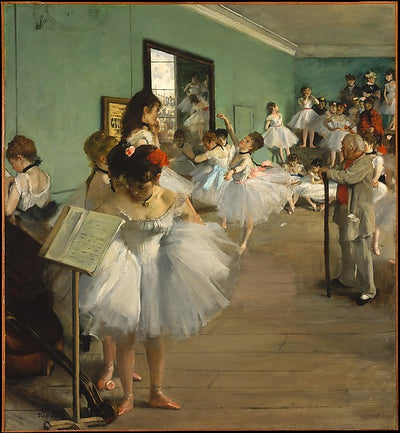 Edgar Degas:The Dance Class 1874-16x12"(A3) Poster