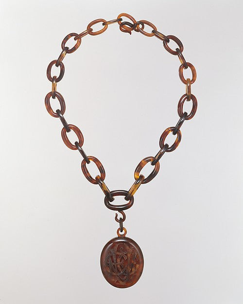 Locket and Chain c1870,  Poster Print Wall Art