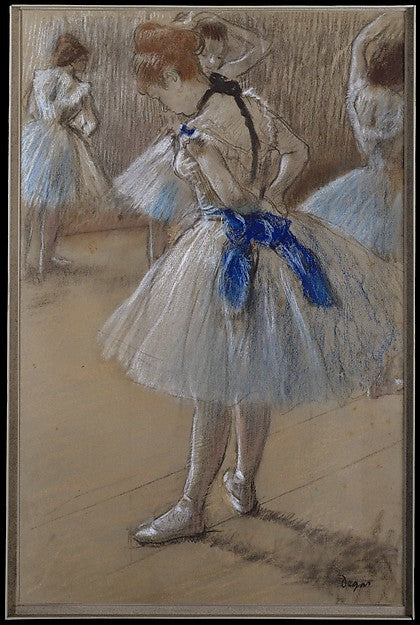 Dancer c1880-Edgar Degas,16x12