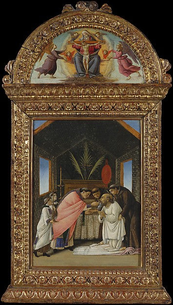 Botticelli:The Last Communion of Saint Jerome early 1490s-16x12"(A3) Poster