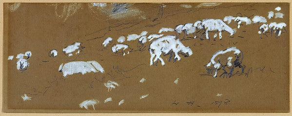 Sheep 1878-Winslow Homer,  Poster Print