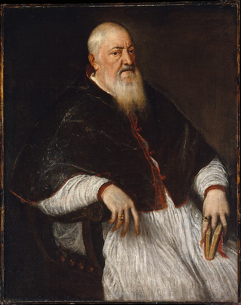 Titian:Filippo Archinto  Archbishop of Milan mid-1550s-16x12"(A3) Poster