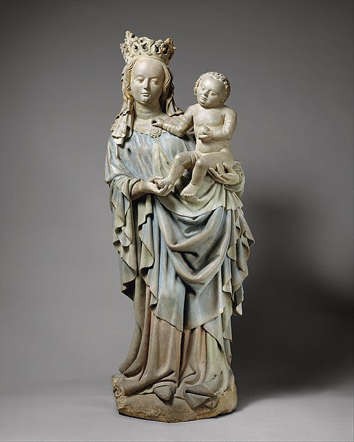 :Virgin and Child c1425–30-16x12"(A3) Poster