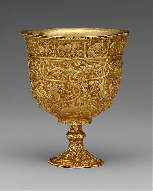 Stem Cup 7th–9th cent,  Poster Print Wall Art