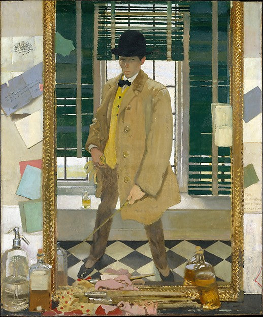 William Orpen:Self-Portrait c1910-16x12"(A3) Poster