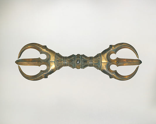 ,Three-Pronged Vajra Ritual Implement  12th cent,16x12"(A3) Poster