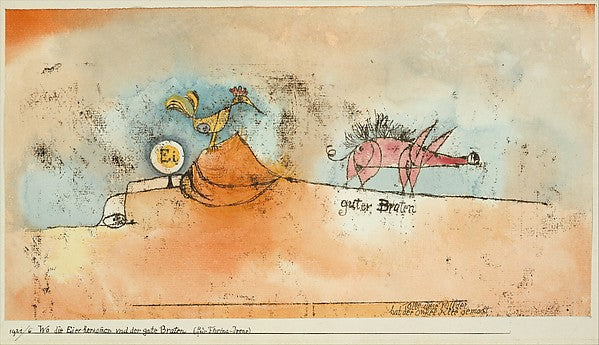 Paul Klee , Münchenbuchsee 1879–1940 Muralto-Locarno) - Where , Poster Print Wall Art