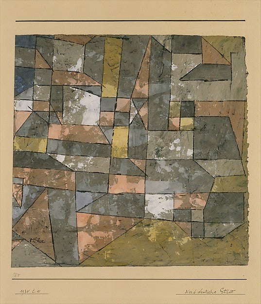 Paul Klee , Münchenbuchsee 1879–1940 Muralto-Locarno) - North , Poster Print Wall Art