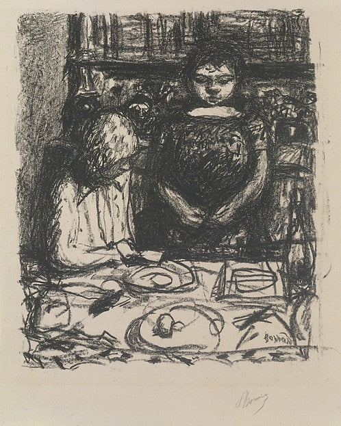 The Menu c1924–25-Pierre Bonnard,16x12