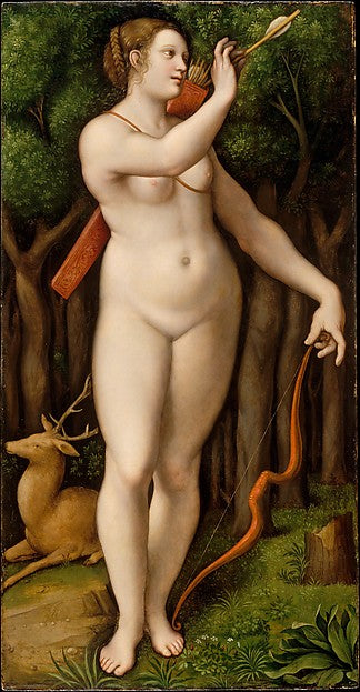 Giampietrino:Diana the Huntress -16x12"(A3) Poster