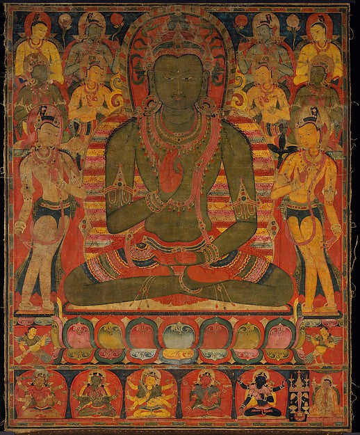 Amoghasiddhi  the Buddha of the Northern Pure Land c1200–50,  Poster Print Wall Art