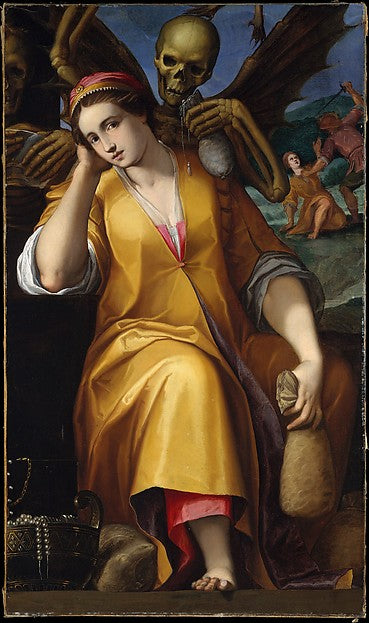 Jacopo Ligozzi:Allegory of Avarice -16x12"(A3) Poster