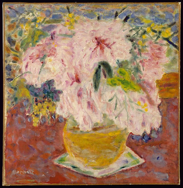 Pierre Bonnard:Pink Bouquet c1930-16x12