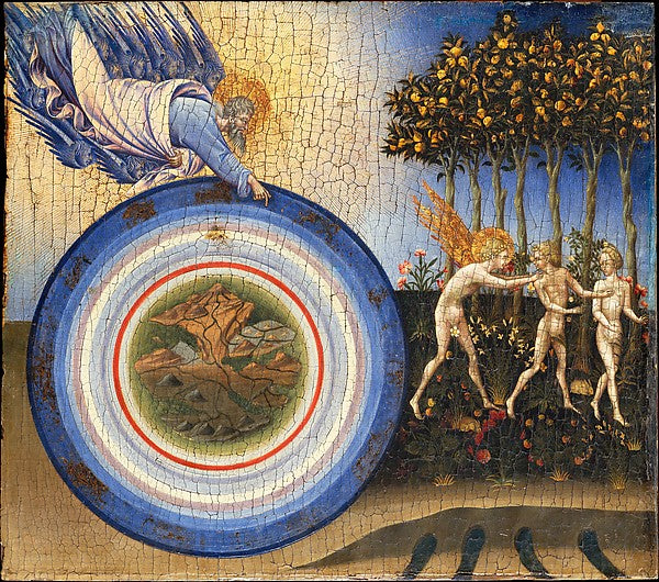Giovanni di Paolo:The Creation of the World and the Expulsio-16x12"(A3) Poster