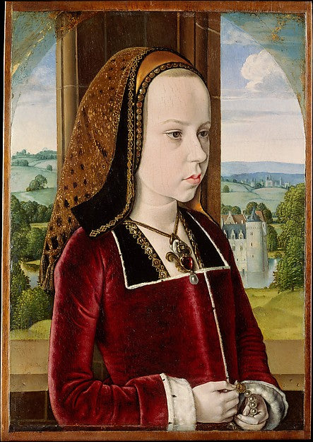 Jean Hey:Margaret of Austria c1490-16x12"(A3) Poster
