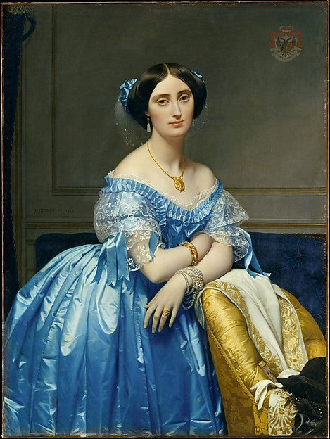 Jean Auguste Dominique Ingres:Joséphine-Éléonore-Marie-Pauli-16x12"(A3) Poster