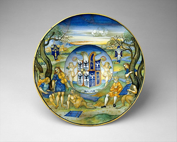 Nicola da Urbino:Armorial Plate: The story of King Midas c15-16x12"(A3) Poster