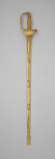 Presentation Sword and Scabbard of Brigadier General Daniel Da,  Poster Print Wall Art