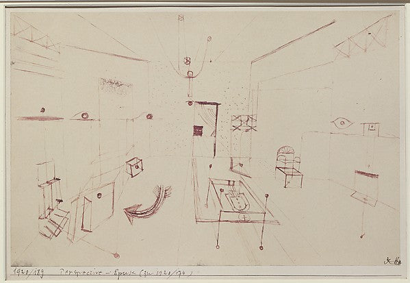 Paul Klee , Münchenbuchsee 1879–1940 Muralto-Locarno) - Phanto, Poster Print Wall Art