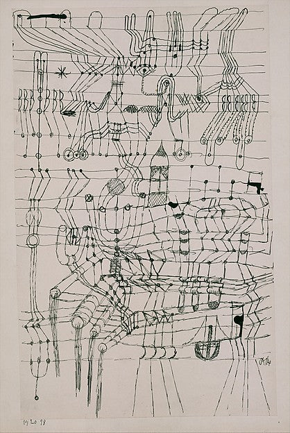 Paul Klee , Münchenbuchsee 1879–1940 Muralto-Locarno) - Drawin, Poster Print Wall Art