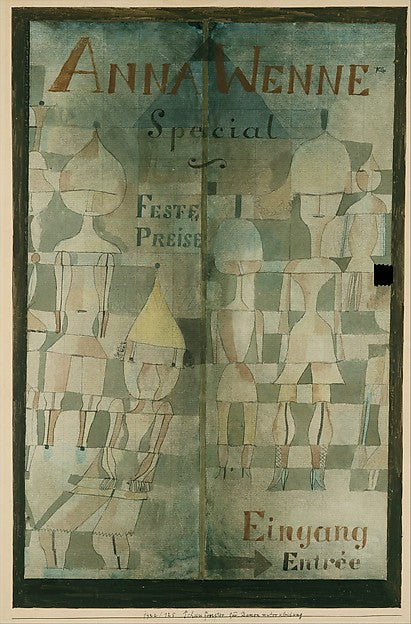 Paul Klee , Münchenbuchsee 1879–1940 Muralto-Locarno) - Window, Poster Print Wall Art