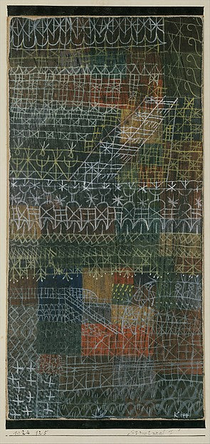 Paul Klee , Münchenbuchsee 1879–1940 Muralto-Locarno) - Struct, Poster Print Wall Art