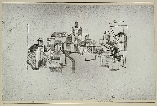 Paul Klee , Münchenbuchsee 1879–1940 Muralto-Locarno) - View o, Poster Print Wall Art