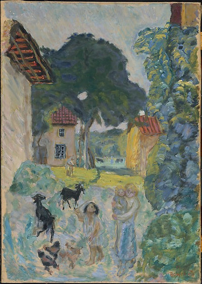 Pierre Bonnard:Village Scene Grasse 1912-16x12"(A3) Poster