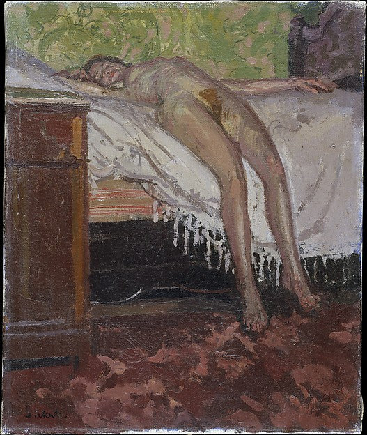 Walter Richard Sickert - Reclining Nude 1906, Poster Print Wall Art