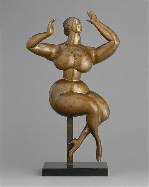 Gaston Lachaise 1882–1935) - Nude Woman with Upraised Arms c19, Poster Print Wall Art