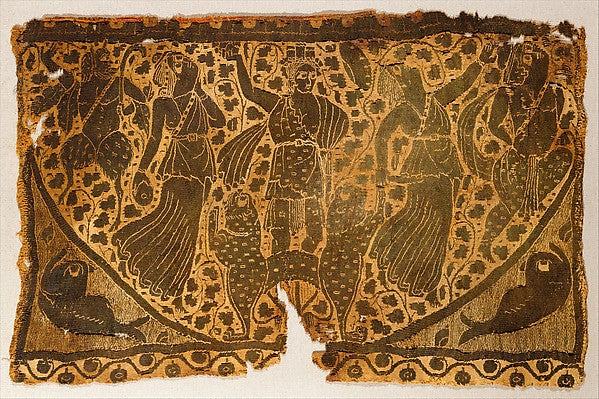 :Panel with the Triumph of Dionysos 4th–6th century-16x12"(A3) Poster