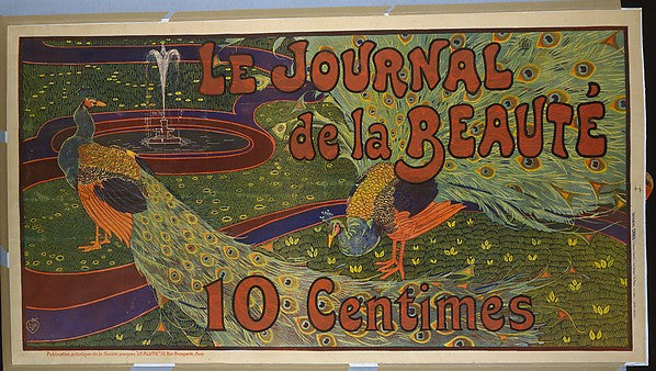 Le Journal de la Beauté 1897-Louis John Rhead, Etruria 1857–19,16x12"(A3) Poster