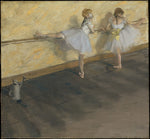 Edgar Degas:Dancers Practicing at the Barre 1877-16x12"(A3) Poster