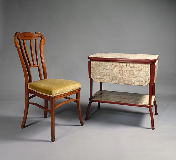 Victor Horta - Side chair c1902, Poster Print Wall Art