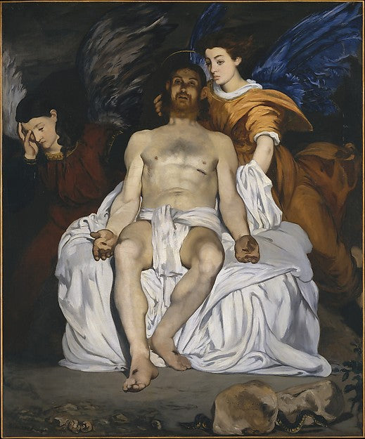 Édouard Manet:The Dead Christ with Angels 1864-16x12"(A3) Poster
