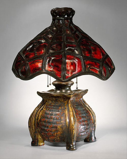 Pierre-Adrien Dalpayrat - Table lamp c1900–1902, Poster Print Wall Art