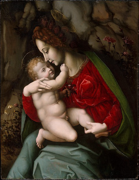 Bachiacca:Madonna and Child possibly early 1520s-16x12"(A3) Poster