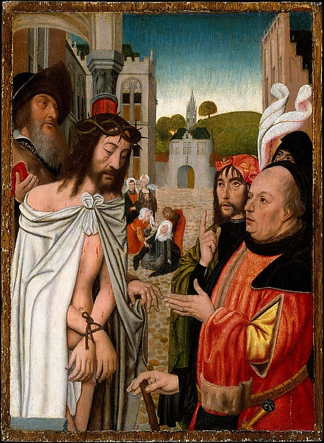 Jan Mostaert:Christ Shown to the People 1510–15-16x12"(A3) Poster