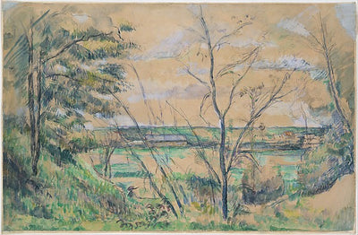 In the Oise Valley 1878–80-Paul Cézanne,16x12"(A3) Poster